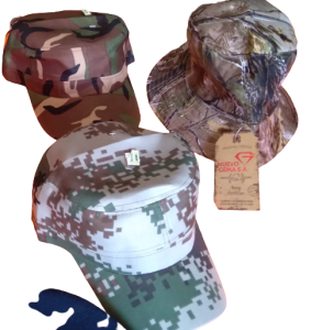SOMBREROS Y GORRAS MILITARES LISAS Y CAMUFLADAS.